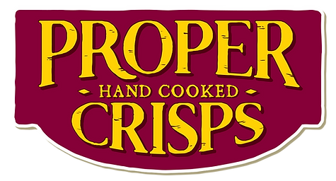Proper Hancooked Crisps Logo Transparent